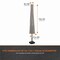 Modern Leisure Garrison Patio & Market Umbrella Cover, 21 in. L x 8 in. W x 73 in. H, Granite 3108 - alternate 6
